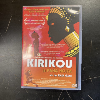 Kirikou ja paha noita DVD (VG+/M-) -animaatio-